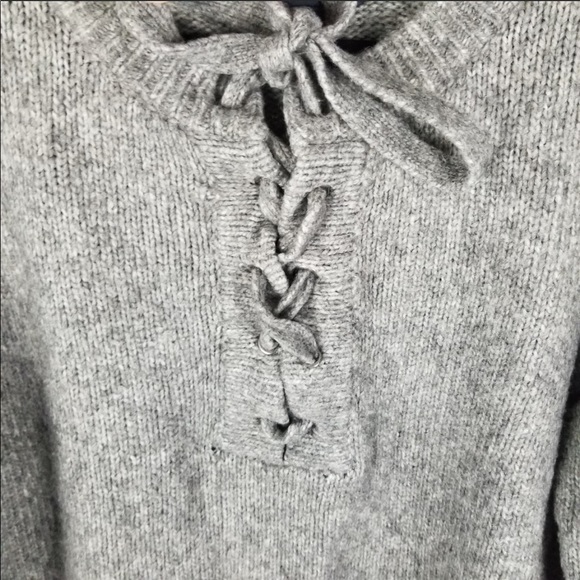 Zara lace up knit sweater - Picture 8 of 10